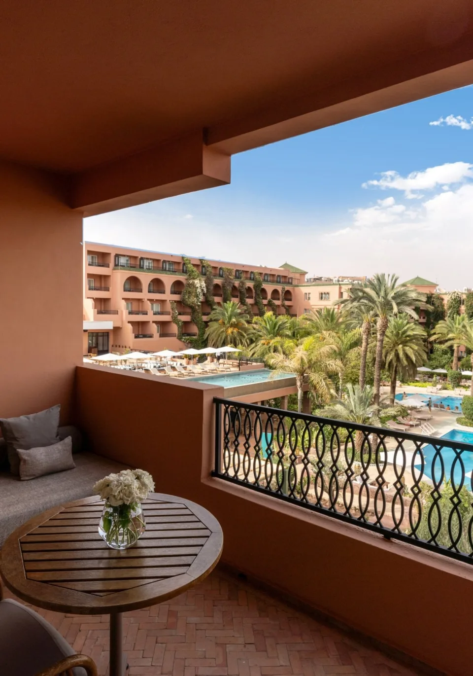 Sofitel Marrakech Palais Imperial & Spa — Contemporary Deluxe Room, 1 king-size bed or twin beds, pool view, balcony