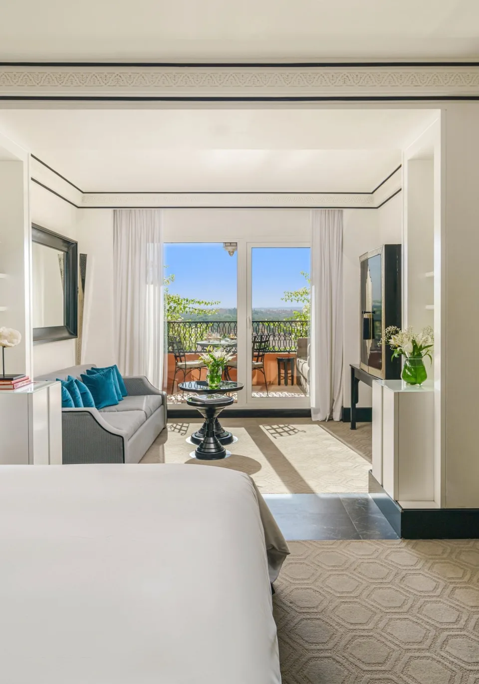 Sofitel Marrakech Palais Imperial & Spa — Atlas Junior Suite, 1 king-size bed or twin beds, pool/Atlas view, balcony