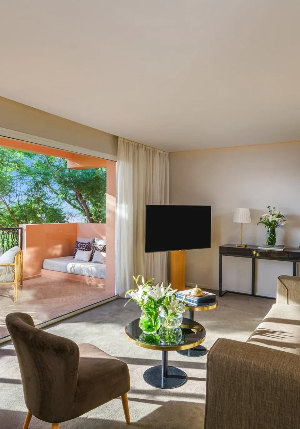 Sofitel Marrakech Palais Imperial & Spa — Prestige Agdal Suite, 1 king-size bed, view of pool or Atlas, balcony