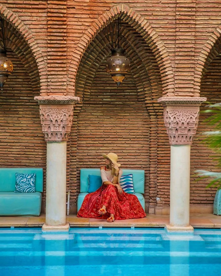 La Sultana Marrakech — pool courtyard