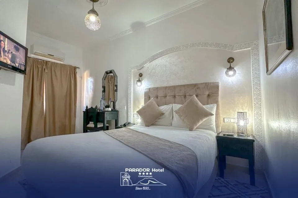 Standard Double Room in Chefchaouen — Hôtel Parador Chefchaouen