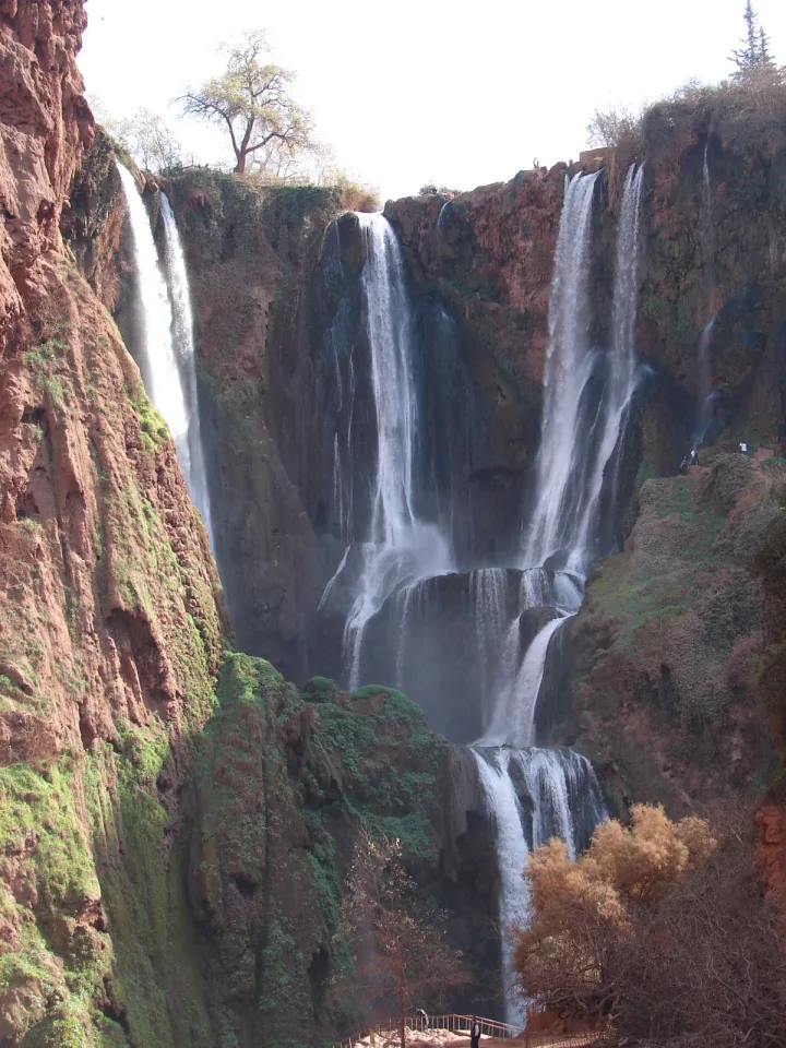 Ouzoud Waterfalls Private Day Trip from Marrakech with Lunch in Marrakech → Ouzoud — Experience