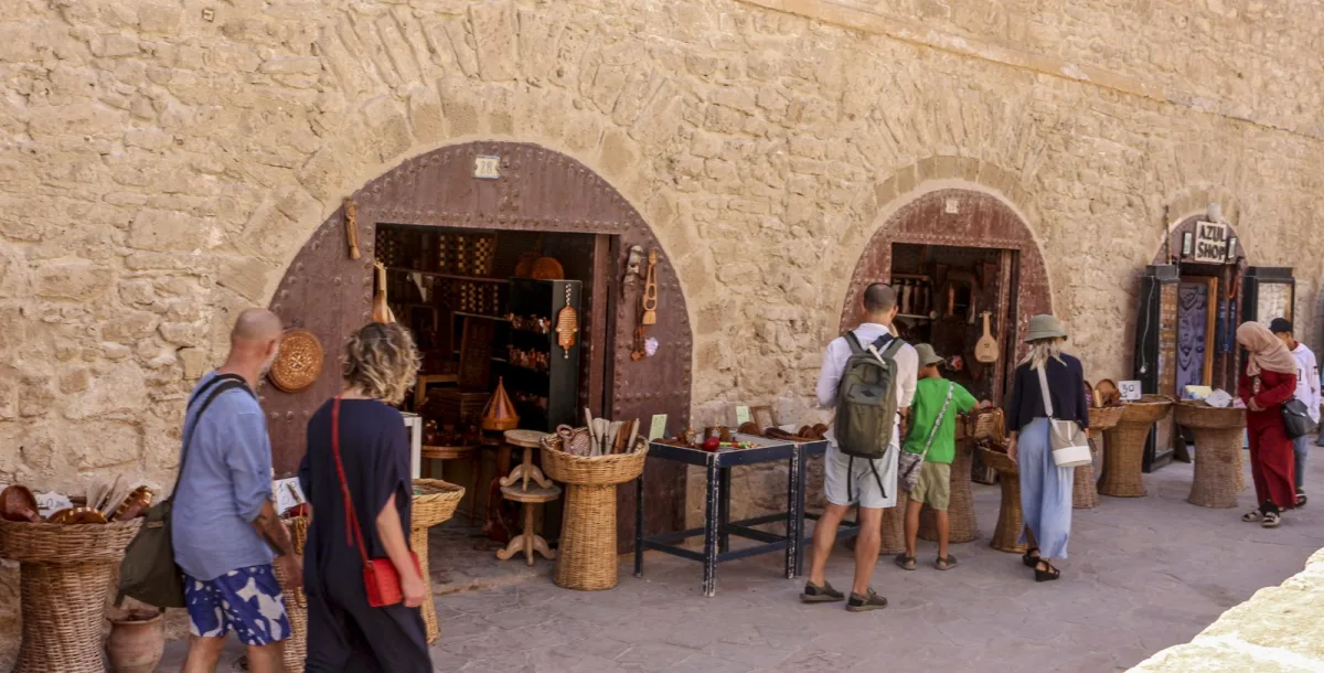 Craft shops in Essaouira medina