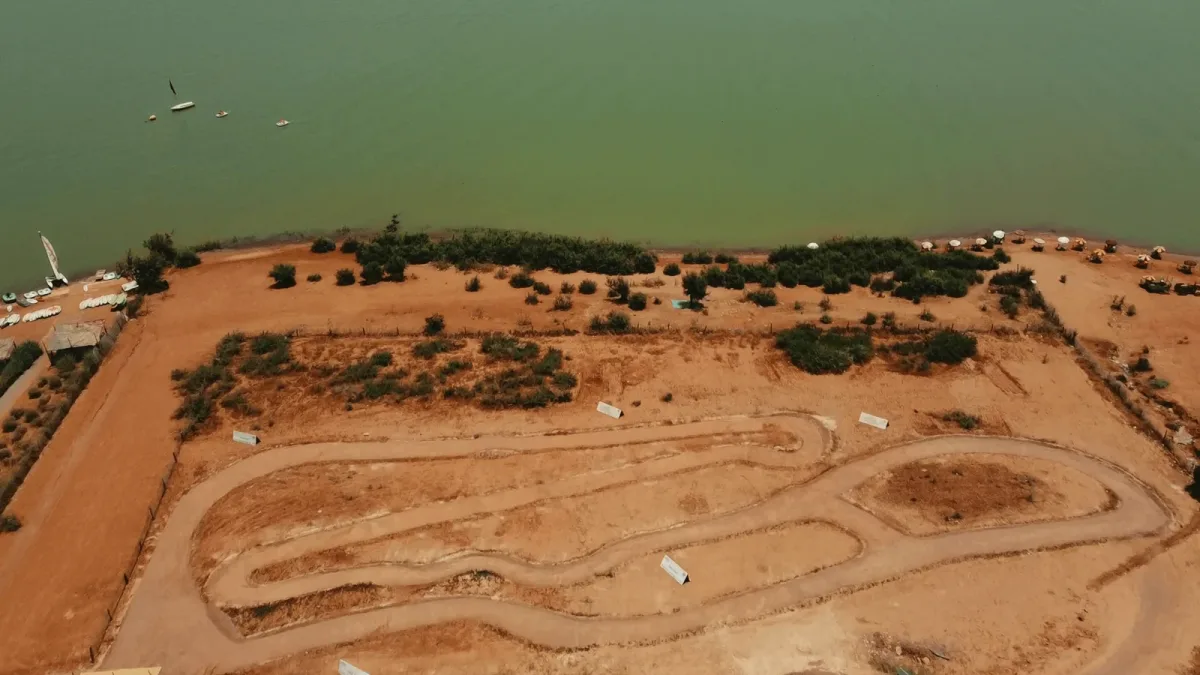 Another view of the Bike Park tracks beside Oued El Maleh.