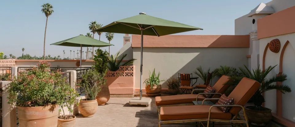 Room with Terrace in Marrakech — La Villa des Orangers